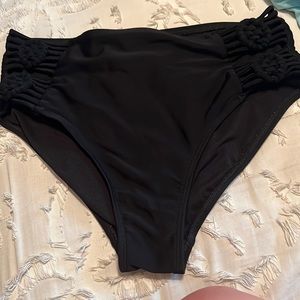 black swim bottoms